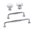 Polished Chrome "Elite Geometric" Cabinet Knobs and Drawer Pulls - Forge Hardware Studio