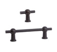 Oil Rubbed Bronze "Elodie" T-Knob and Drawer Pull - Forge Hardware Studio