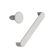 Greige "Volumi" Cabinet Knob and Drawer Pull - Forge Hardware Studio