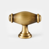Transitional Old Brass "Perry" Cabinet Knobs and Drawer Pulls