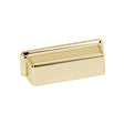 Unlacquered Brass "Kensington" Mission Style Cabinet Hardware - Forge Hardware Studio