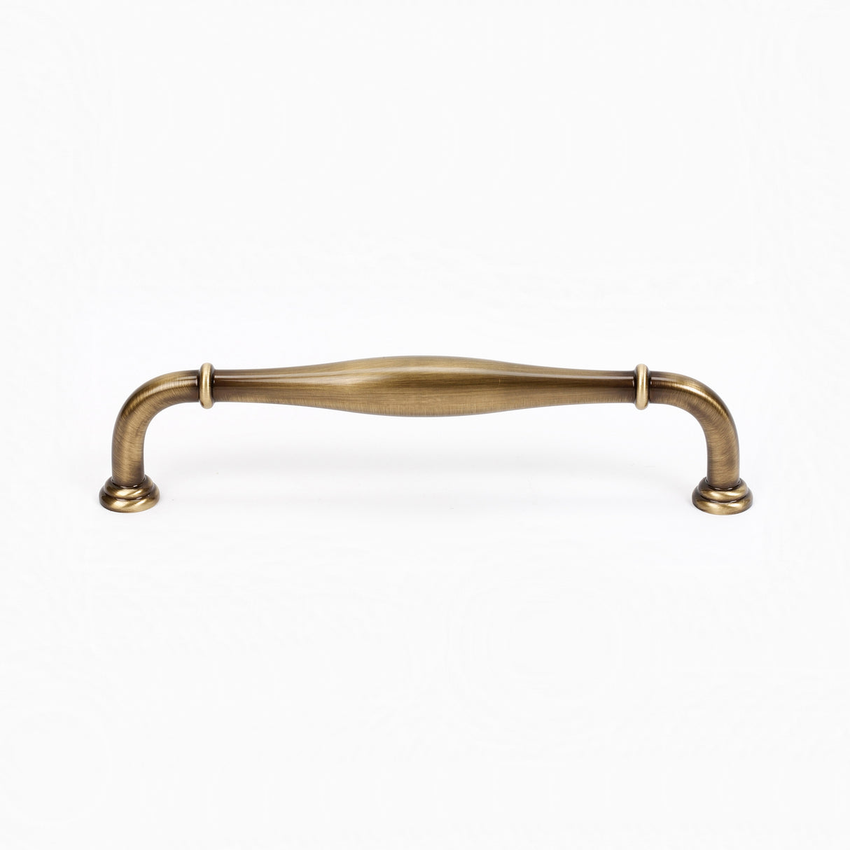 Transitional Old Brass "Perry" Cabinet Knobs and Drawer Pulls