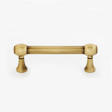 Transitional Old Brass "Solace" Cabinet Knobs and Drawer Pulls