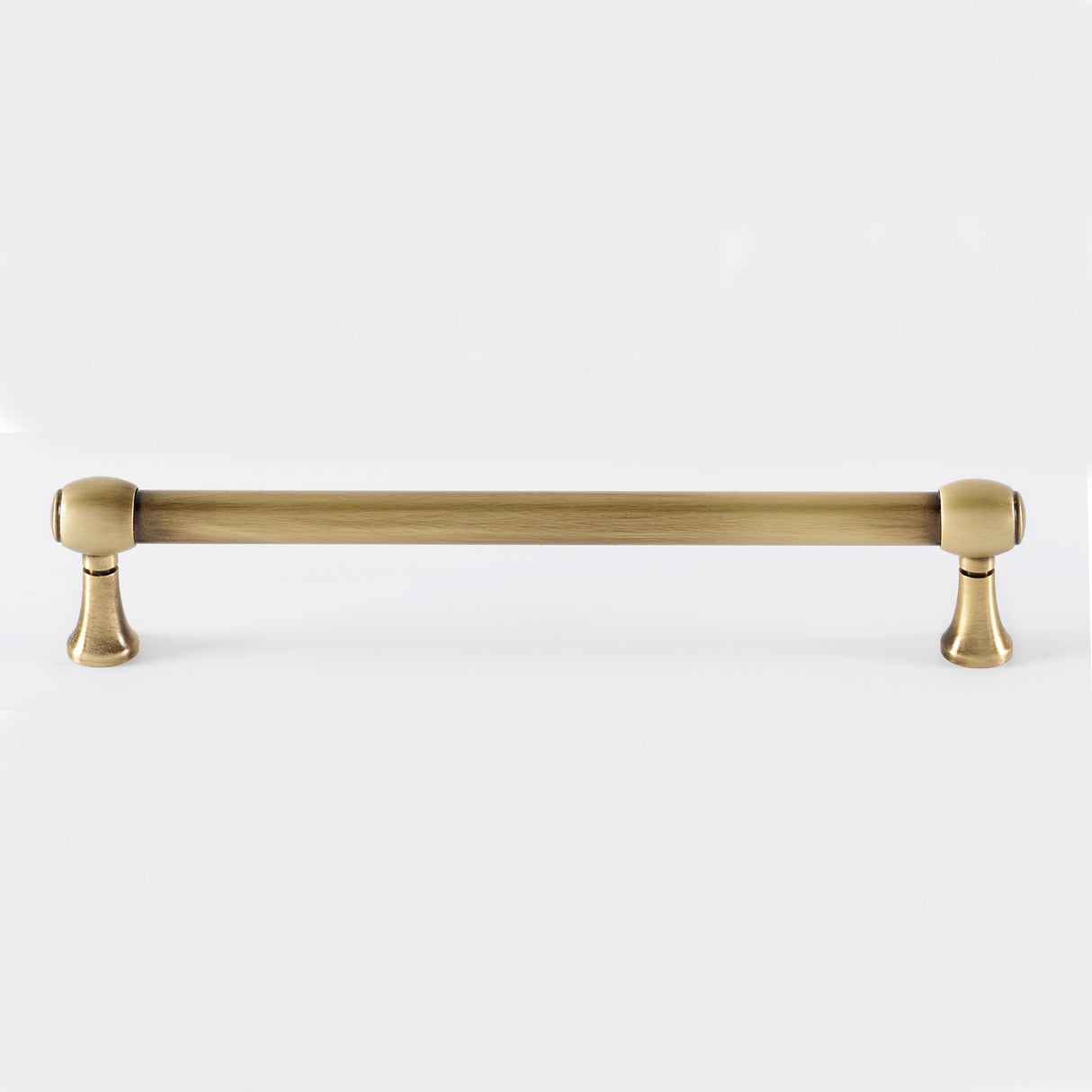 Transitional Old Brass "Solace" Cabinet Knobs and Drawer Pulls