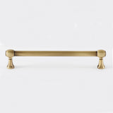 Transitional Old Brass "Solace" Cabinet Knobs and Drawer Pulls
