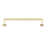 Unlacquered Brass "Kensington" Mission Style Cabinet Hardware - Forge Hardware Studio