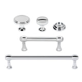 Polished Chrome "Solace" Cabinet Knobs and Drawer Pulls - Forge Hardware Studio