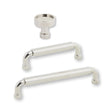 Polished Nickel "Nolan" Cabinet Knobs and Pulls Cabinet Hardware - Forge Hardware Studio