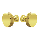 Antique Gold "Knurled" Round Glass Shower Knob - Industry Hardware