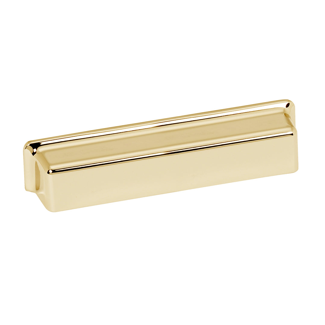 Unlacquered Brass "Kensington" Mission Style Cabinet Hardware - Forge Hardware Studio