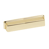 Unlacquered Brass "Kensington" Mission Style Cabinet Hardware - Forge Hardware Studio
