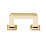 Unlacquered Brass "Kensington" Mission Style Cabinet Hardware - Forge Hardware Studio