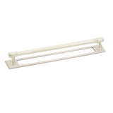 Satin Nickel Industrial Modern Pulls and Knob with Backplate - Forge Hardware Studio