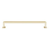 Unlacquered Brass "Kensington" Mission Style Cabinet Hardware - Forge Hardware Studio
