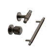 Matte Bronze "Manor" Knurled Cabinet Knobs and Drawer Pulls - Forge Hardware Studio