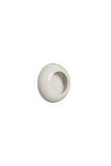 Ivory White "Vibe" Cup Knob and Drawer Pull - Forge Hardware Studio