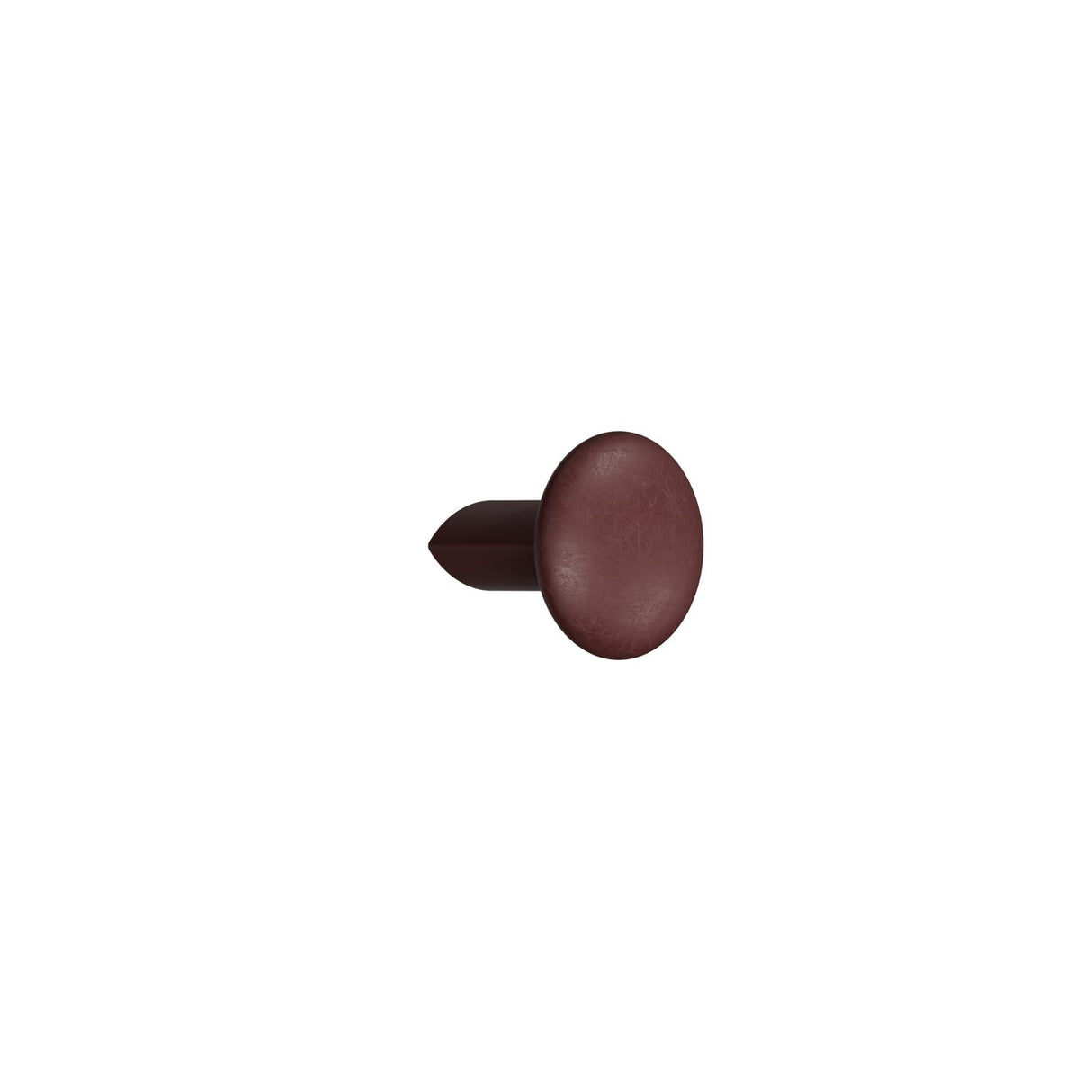 Maroon Red "Volumi" Cabinet Knob and Drawer Pull