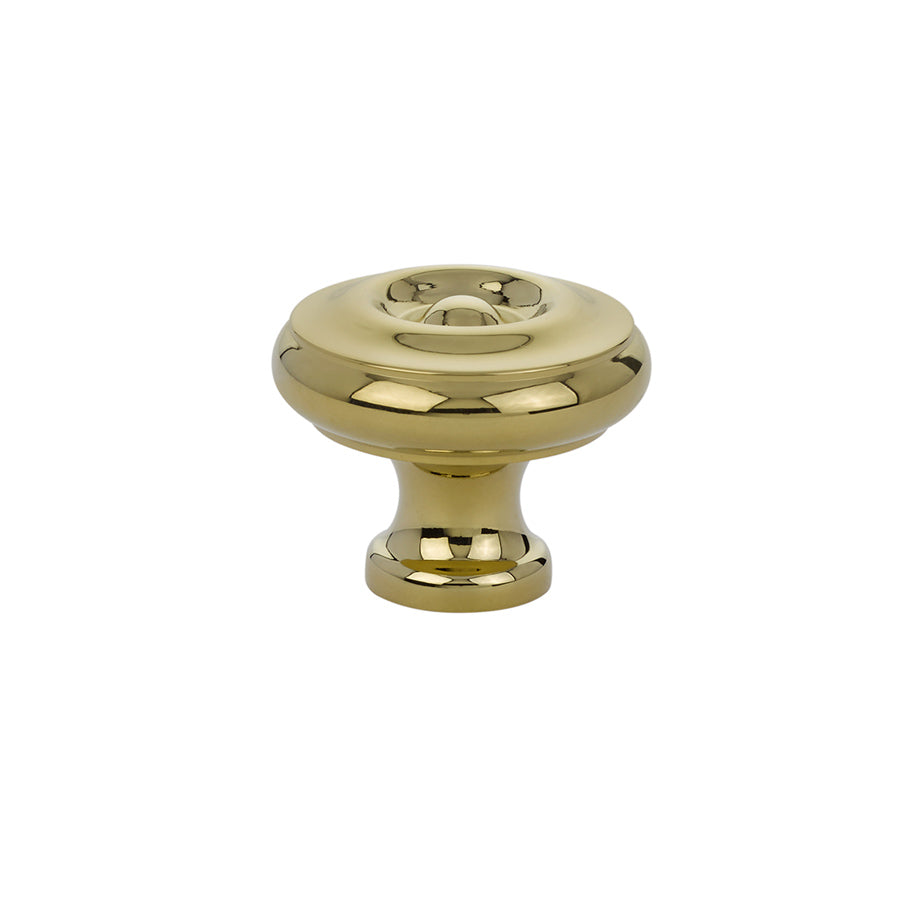 Polished Brass "Heritage No.2" Cabinet Knobs and Wire Pulls - Forge Hardware Studio
