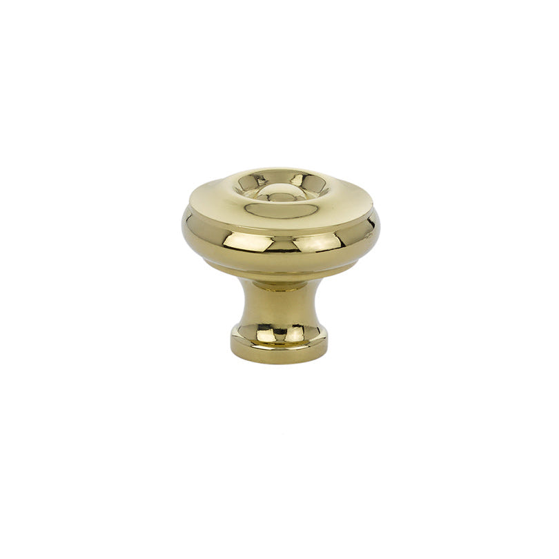 Polished Brass "Heritage No.2" Cabinet Knobs and Wire Pulls - Forge Hardware Studio