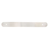 Brushed Nickel Rounded Drawer Pull Backplates - Forge Hardware Studio