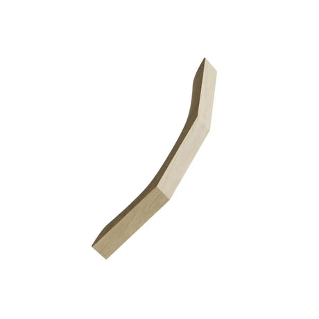White Oak Wood "Rialto" Drawer Pulls - Forge Hardware Studio
