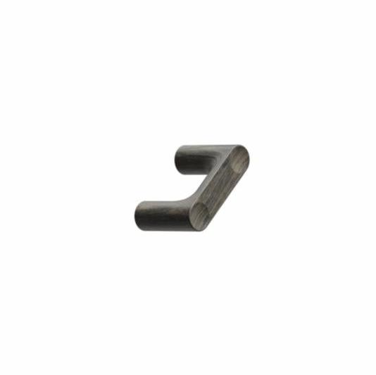 Dark Oak Lacquered Wood "Punto" Cabinet Knob and Drawer Pulls - Forge Hardware Studio