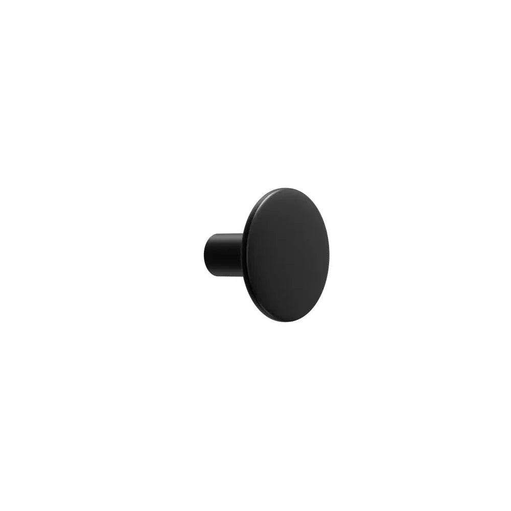 Tango Matte Black Cabinet Knob and Handle - Forge Hardware Studio