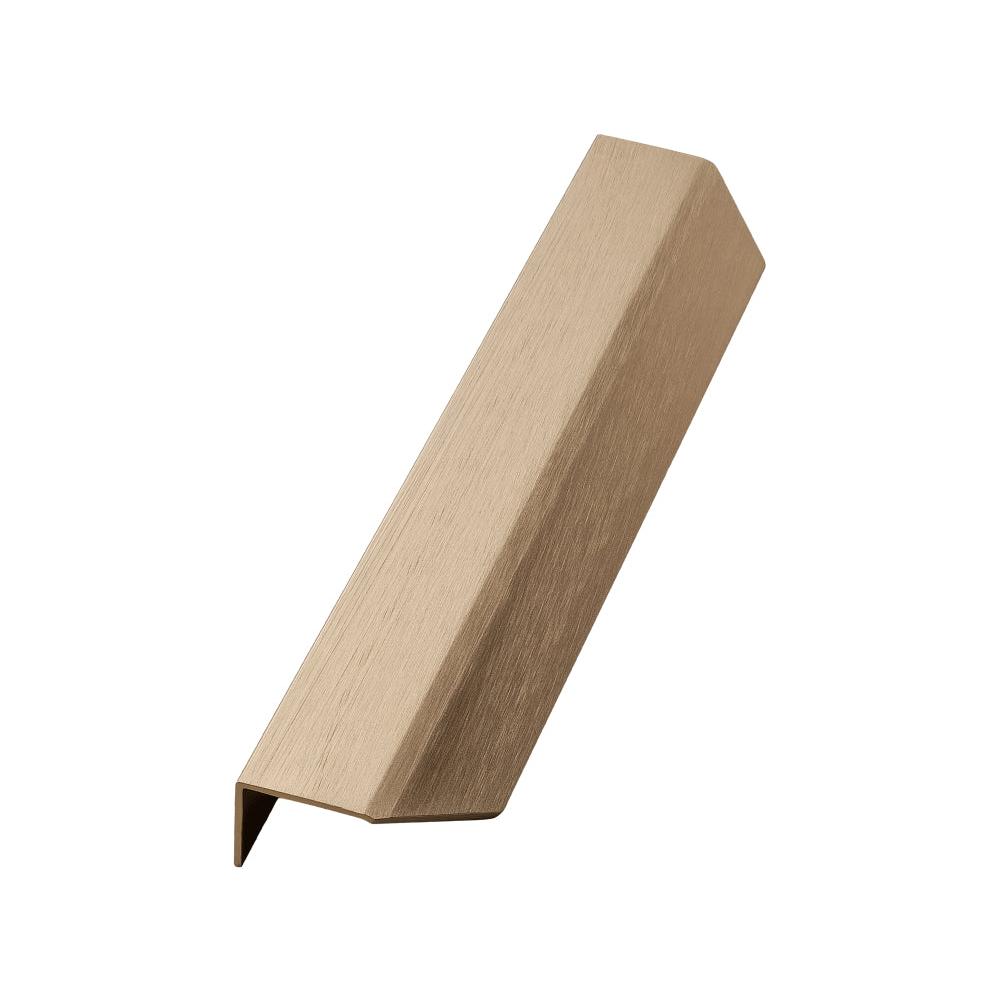 Matte Bronze "Blaze" Edge Drawer Tab Pulls - Forge Hardware Studio