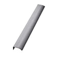 Brushed Anthracite Textured "Edge Straight" Tab Drawer Pulls - Forge Hardware Studio