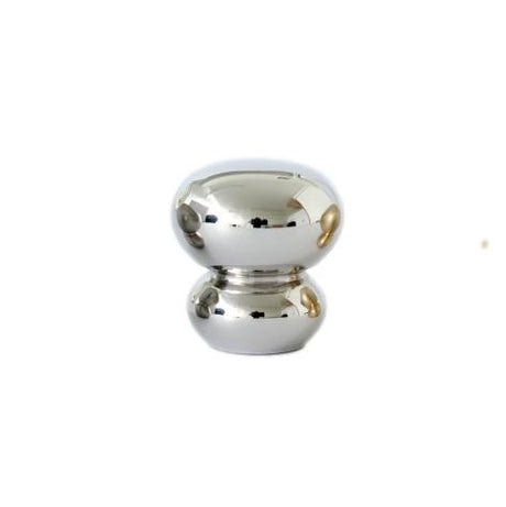 Polished Stainless Steel "Buoy" Cabinet Knob - Forge Hardware Studio