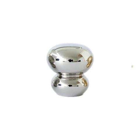Polished Stainless Steel "Buoy" Cabinet Knob - Forge Hardware Studio