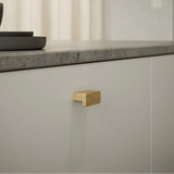 Lacquered Oak Wood "Elan" Knob and Drawer Pulls - Forge Hardware Studio