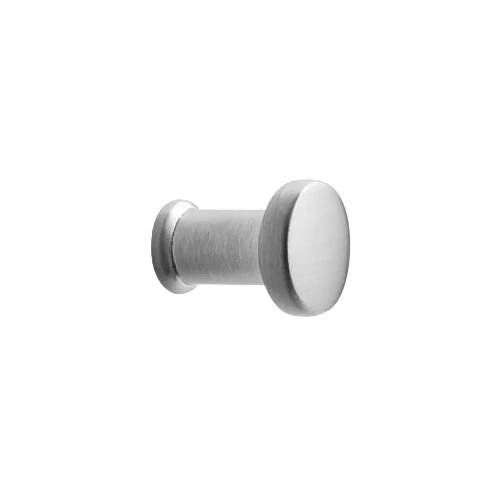 Satin Steel "Gate" Knob and Drawer Pull - Forge Hardware Studio