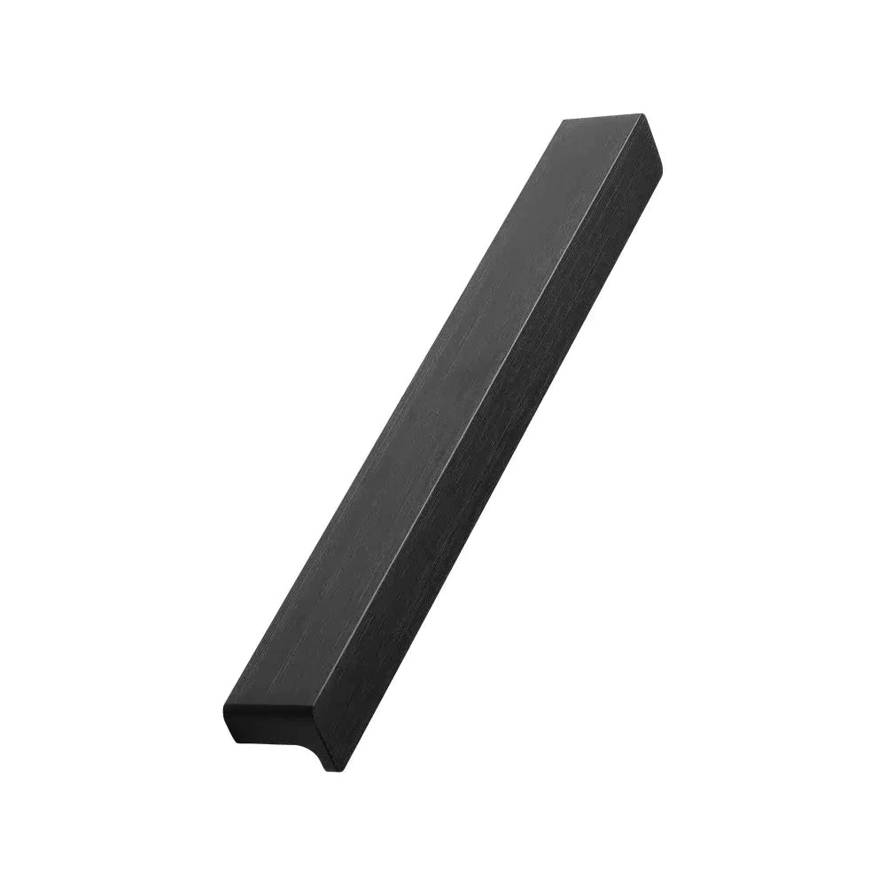 Brushed Matte Black "Elan" Knob and Drawer Pulls - Forge Hardware Studio