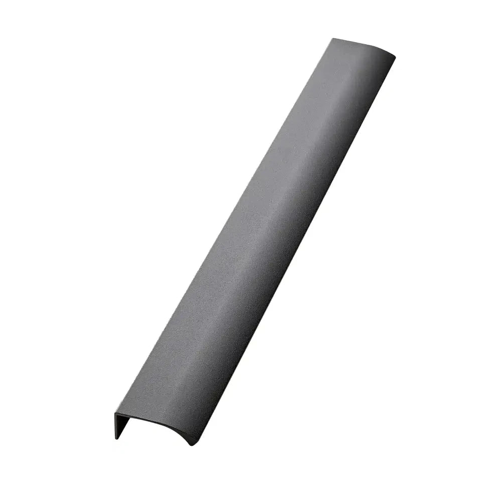 Anthracite Textured "Edge Straight" Tab Drawer Pulls - Forge Hardware Studio