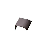Dark Bronze "Edge Straight" Tab Drawer Pulls - Forge Hardware Studio
