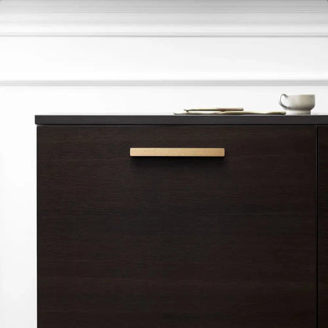 Brushed Brass "Elan" Knob and Drawer Pulls - Forge Hardware Studio