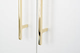 Unlacquered Brass "Level" Cabinet Knobs and Drawer Pulls - Forge Hardware Studio