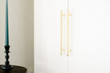 Unlacquered Brass "Level" Cabinet Knobs and Drawer Pulls - Forge Hardware Studio