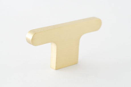 Unlacquered Brass "Level" Cabinet Knobs and Drawer Pulls - Forge Hardware Studio
