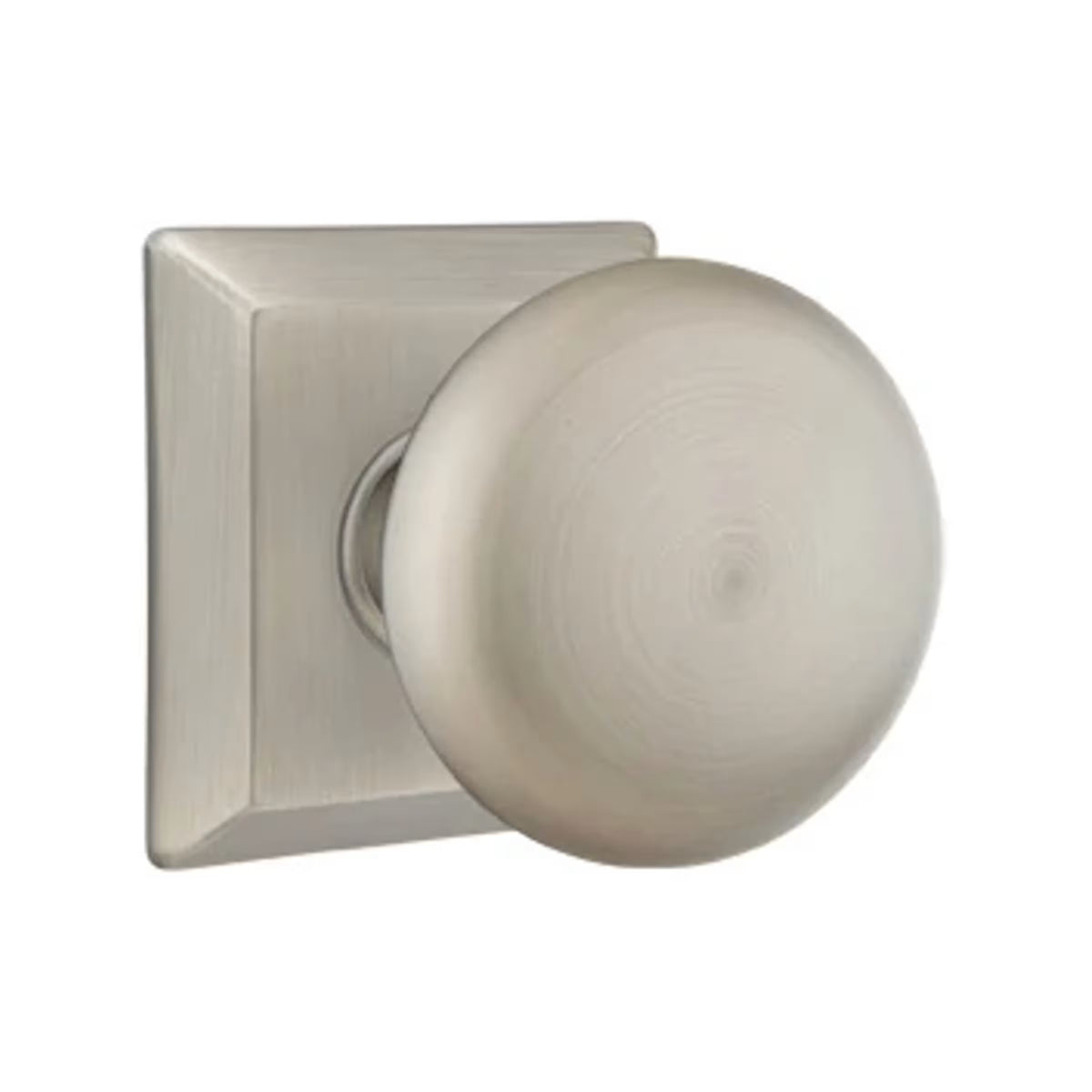 Transitional Pewter "Heritage" Round Door Knob