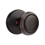 Transitional Oil Rubbed Bronze "Ridge" Round Door Knob