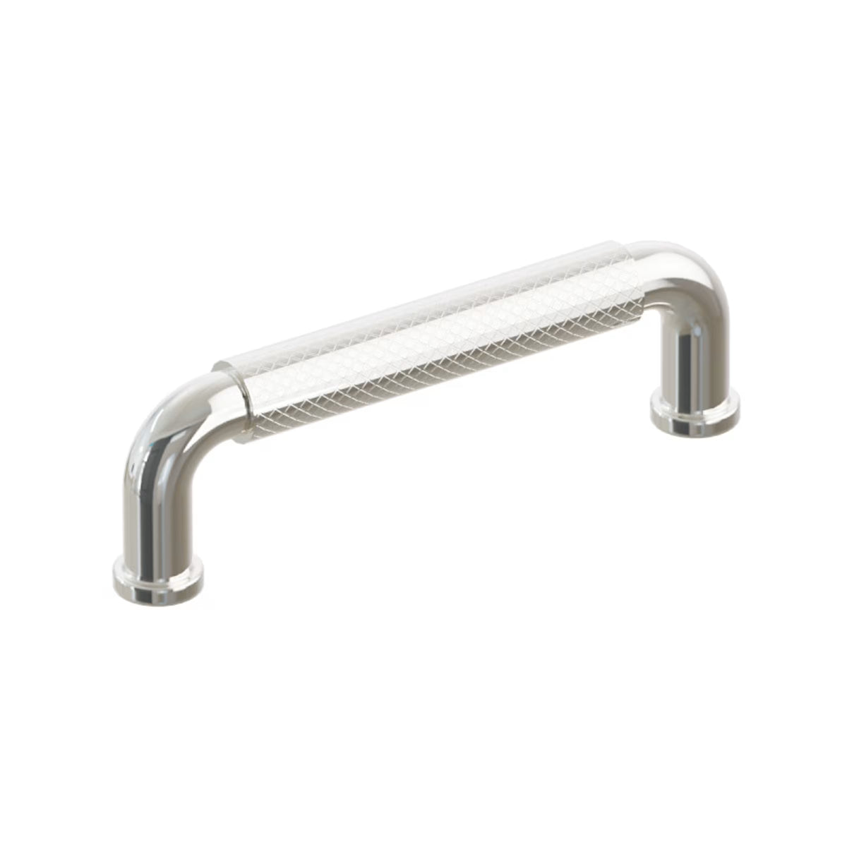 Polished Nickel "ES Knurled" Round Knobs and Drawer Pulls