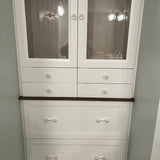 Glass Depression Clear Drawer Pull and Cabinet Knobs - Forge Hardware Studio
