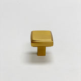 Warm Brass "Belfour No. 2" Cabinet Knobs and Drawer Pulls - Forge Hardware Studio