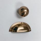 Champagne Bronze “Kira” Large Cabinet Ball Knob - Forge Hardware Studio
