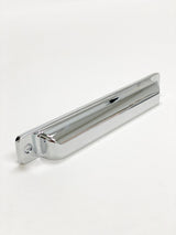 Square Cup "Kira" Polished Chrome Drawer Pulls - Forge Hardware Studio