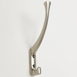 Brushed Nickel "Zen" Wall Coat and Hat Hook - Forge Hardware Studio