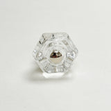 Glass Depression Clear Drawer Pull and Cabinet Knobs - Forge Hardware Studio