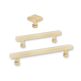 Vintage Brass "Noble" Cabinet Knobs and Pulls Cabinet Hardware - Forge Hardware Studio